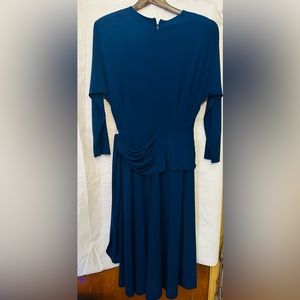 Rick Lang for Nuit                                     Women blue shear dress